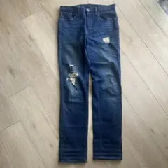 GU JEANS ダメージ加工 デニム