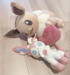 イーブイコレクション ニンフィア ハンドタオルとキーホルダー 2点