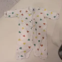 PETIT BATEAU ハート柄ロンパース 3m