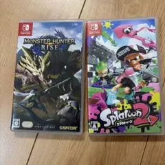 Switch モンスターハンターライズ、スプラトゥーン2