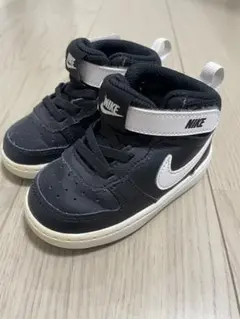 Nike ネイビー/ホワイト ハイカットスニーカー