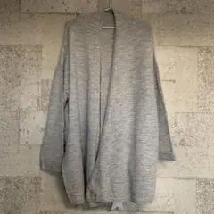 *美品*ニコアンド...*niko and...*ロングカーディガングレー