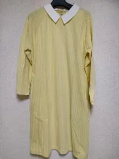 新品イーハイフンワールドギャラリー●ワンピース●ストライプ　フリー