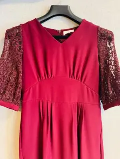 【美品】パーティー用ドレス（Je：レッド・サイズ0）定価1.5万円