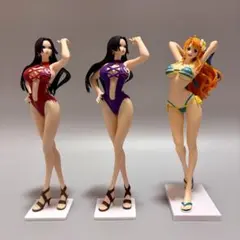 ワンピース　箱無しフィギュア　ハンコック2種　ナミ1種
