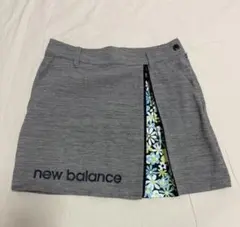ニューバランスゴルフ　NB スカート　レディース　グレー　一部花柄