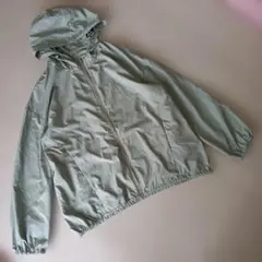 ミントグリーン フード付きジャケット　М