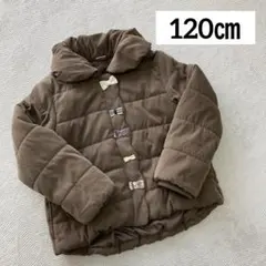 プティマイン アウター ブルゾン リボン 中綿 ジャンパー 120 コート