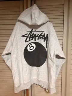 エイト ボール ジップ stussyパーカー Zip hoodie エイトボール