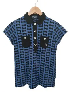 PEARLYGATES☆リボン柄ポロシャツ表記Size1のサムネイル