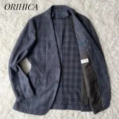 ORIHICA テーラードジャケット グレンチェック Lサイズ STRETCH