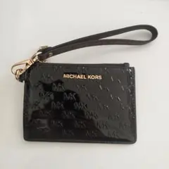 MICHAEL KORS マイケルコース コインパス ス エンボス ブラック