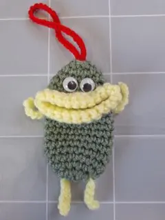パクパクモンスター☆【クセつよもんた】 ハンドメイド編みぐるみ 一点