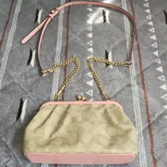 COACH コーチ 2way ショルダーバック クラッチバッグ がま口