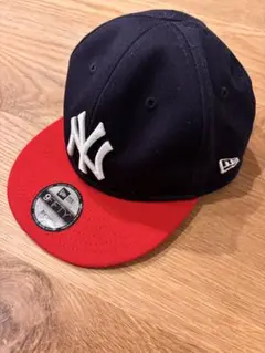 NEW ERA My 1st 9FIFTY キャップ ブラック×レッド キッズ