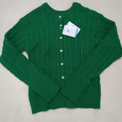 【新品未使用】AMERICAN HOLIC ケーブルニットカーディガン M