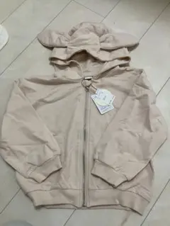 ウサギ耳付きフード パーカー 110cm