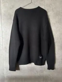 PRADA　ロゴ　パッチ　カシミヤ　オーバーサイズ　ニット　セーターのサムネイル