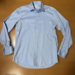 ZARA レギュラーフィット 長袖シャツ ライトブルー　USA M