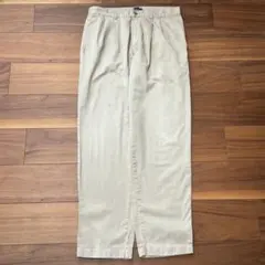 む*ー様 90s 00s オールド GAP ベージュ リネン ワイド パンツ ス