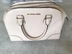 マイケルコース　MICHAEL KORS ベージュピンクハンドバッグ　お値下げ中