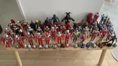ウルトラマン・怪獣ソフビ52体まとめ売り 指人形24体おまけつき