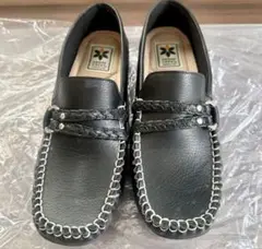【中古】セダークレストオレンジスター❤️モカシン ブラック❤25.0cm