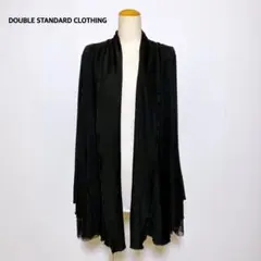 DOUBLE STANDARD CLOTHING 黒 カーディガン　Fのサムネイル