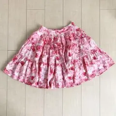 Juicy Couture フラワープリント フレアスカート サイズ2のサムネイル