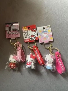 ハローキティ マスコットキーホルダー セット