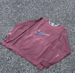 90s NIKE 白タグ スウェット刺繍ロゴ USA製