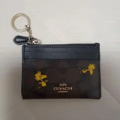 ☆新品未使用☆ COACH コーチ Lジップ カード ケーススヌーピー 財布