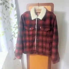 ブラウン フリースジャケット