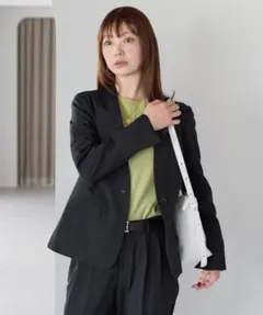 【RIRIYANO】 2点テーパードパンツスーツセット