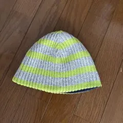 Gap Kidsボーダーニット帽 S/M リバーシブル