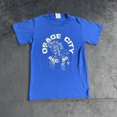80s USA製 スクリーンスターズ Y2K 企業ロゴ Tシャツ 青 ブルー - メルカリ
