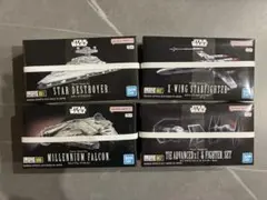 BANDAI スターウォーズ ビークルモデル 4個セット