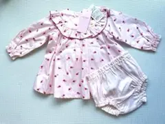 ケイトスペード　トップス　パンツ　セットアップ　80 ハート　ピンク