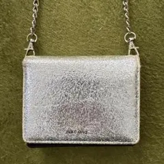 niko and... シルバー三つ折り財布