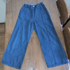 EDWIN Ou? デニムワイドパンツ 140センチ