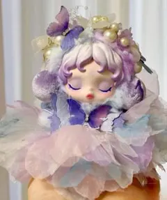 【スカルパンダ 紫蝶々 洋服】インプレッショニズム ぬい服 着せ替え