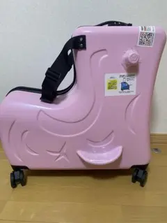 NORICCO ノリッコ 子供が乗れるキャリーケース ピンクAO WEI LA - メルカリ
