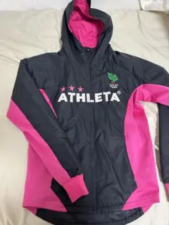 ATHLETA ピステ・ウィンドブレーカー 黒/ピンク