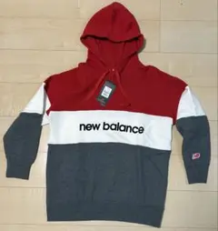 【新品　未使用】new balance カラーブロックフーディ
