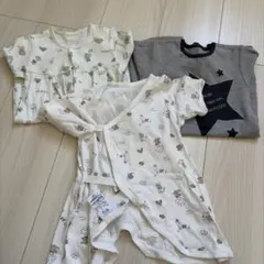 ベビー服 ロンパース カバーオール 2点セット コンビおまけ