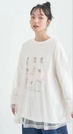 earth music&ecology 前後2WAYシアープルオーバー