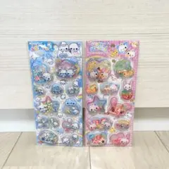 スパンコールパーティー　ぷくぷくあわわちゃん　ハッピーマーチ　2点セット