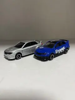 トミカファクトリー　スバル　インプレッサ　WRX STI シルバー　ブルー