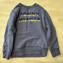 トミーヒルフィガー　トレーナー　スウェット　ネイビー　ロゴ　104