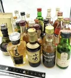 響 山崎12ロイヤル ミニボトル ウイスキー ブランデー 詰め合わせ 8本